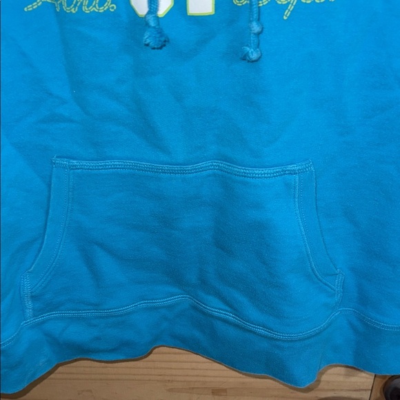Aeropostale Turquoise Hoodie with Logo - Picture 4 of 4